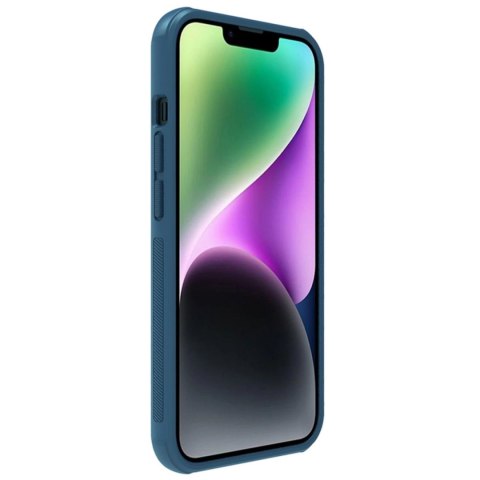 Nillkin Super Frosted Shield Pro etui iPhone 14 Plus pokrowiec na tył plecki niebieski Nillkin Super Frosted Shield Pro etui iPhone 14 Plus pokrowiec na tył plecki niebieski
