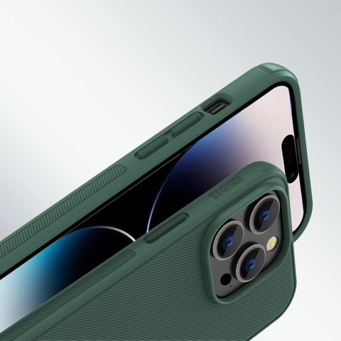 Nillkin Super Frosted Shield Pro etui iPhone 14 Pro pokrowiec na tył plecki niebieski Nillkin Super Frosted Shield Pro etui iPhone 14 Pro pokrowiec na tył plecki niebieski