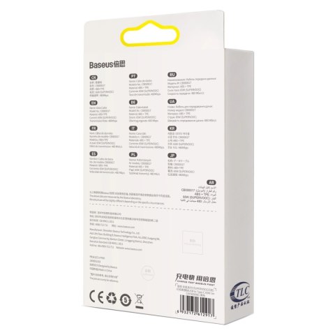 Baseus Superior Series kabel SUPERVOOC USB-A do USB-C 65W 1m czarny Baseus Superior Series kabel SUPERVOOC USB-A do USB-C 65W 1m czarny