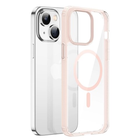 Dux Ducis Clin2 etui iPhone 14 Plus magnetyczny pokrowiec MagSafe różowe Dux Ducis Clin2 etui iPhone 14 Plus magnetyczny pokrowiec MagSafe różowe
