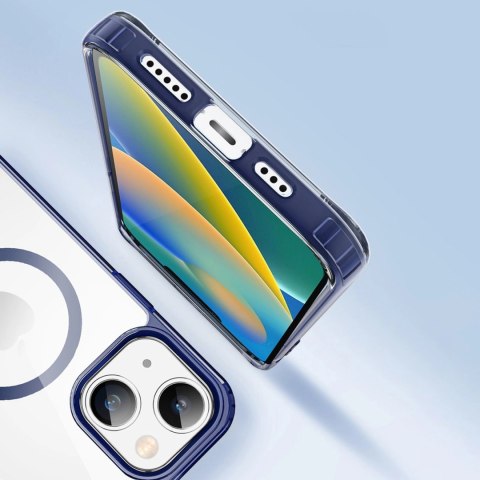 Dux Ducis Clin2 etui iPhone 14 Plus magnetyczny pokrowiec MagSafe różowe Dux Ducis Clin2 etui iPhone 14 Plus magnetyczny pokrowiec MagSafe różowe