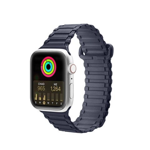Dux Ducis Strap (Armor Version) pasek Apple Watch Ultra, SE, 9, 8, 7, 6, 5, 4, 3, 2, 1 (49, 45, 44, 42 mm) silikonowa magnetyczn Dux Ducis Strap (Armor Version) pasek Apple Watch Ultra, SE, 9, 8, 7, 6, 5, 4, 3, 2, 1 (49, 45, 44, 42 mm) silikonowa magnetyczn