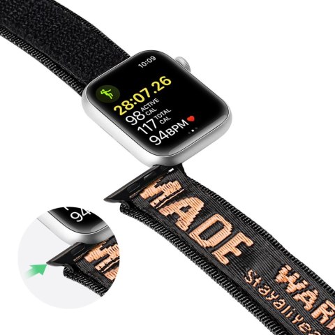 Dux Ducis Strap (Outdoor Version) pasek Apple Watch Ultra, SE, 9, 8, 7, 6, 5, 4, 3, 2, 1 (49, 45, 44, 42 mm) nylonowa opaska bra Dux Ducis Strap (Outdoor Version) pasek Apple Watch Ultra, SE, 9, 8, 7, 6, 5, 4, 3, 2, 1 (49, 45, 44, 42 mm) nylonowa opaska bra