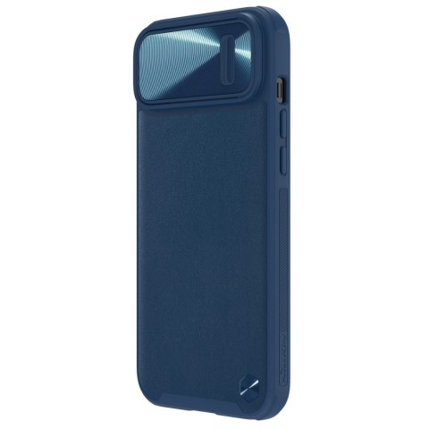 Nillkin CamShield Leather S Case etui iPhone 14 pokrowiec z osłoną na aparat niebieskie Nillkin CamShield Leather S Case etui iPhone 14 pokrowiec z osłoną na aparat niebieskie