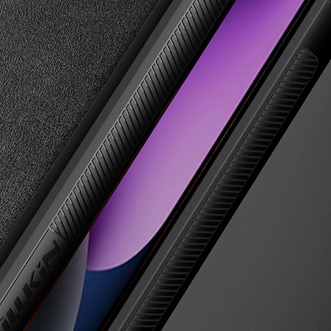 Nillkin CamShield Leather S Case etui iPhone 14 pokrowiec z osłoną na aparat niebieskie Nillkin CamShield Leather S Case etui iPhone 14 pokrowiec z osłoną na aparat niebieskie