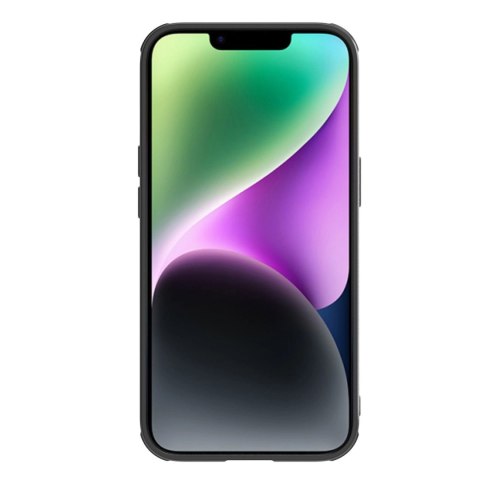 Nillkin Synthetic Fiber S Case etui iPhone 14 z osłoną na aparat czarny Nillkin Synthetic Fiber S Case etui iPhone 14 z osłoną na aparat czarny