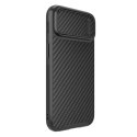 Nillkin Synthetic Fiber S Case etui iPhone 14 z osłoną na aparat czarny Nillkin Synthetic Fiber S Case etui iPhone 14 z osłoną na aparat czarny
