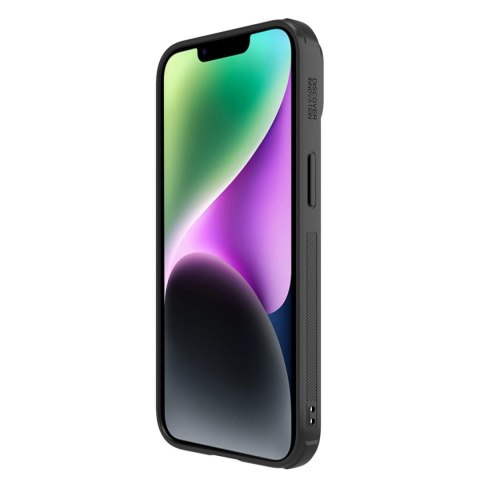 Nillkin Synthetic Fiber S Case etui iPhone 14 z osłoną na aparat czarny Nillkin Synthetic Fiber S Case etui iPhone 14 z osłoną na aparat czarny