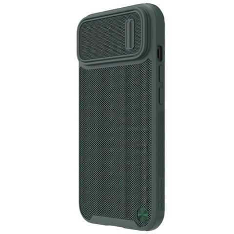 Nillkin Textured S Case etui iPhone 14 Plus pancerny pokrowiec z osłoną na aparat zielony Nillkin Textured S Case etui iPhone 14 Plus pancerny pokrowiec z osłoną na aparat zielony