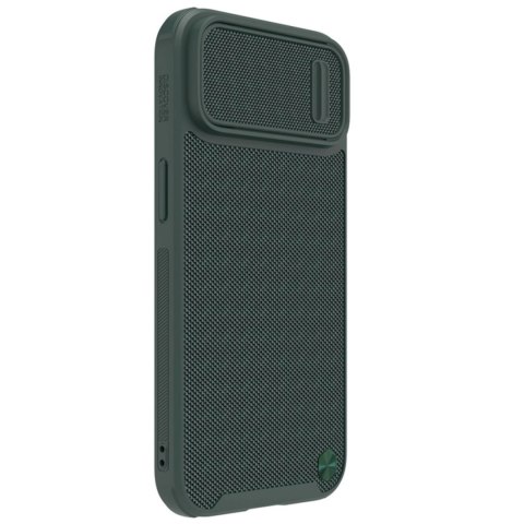 Nillkin Textured S Case etui iPhone 14 Plus pancerny pokrowiec z osłoną na aparat zielony Nillkin Textured S Case etui iPhone 14 Plus pancerny pokrowiec z osłoną na aparat zielony