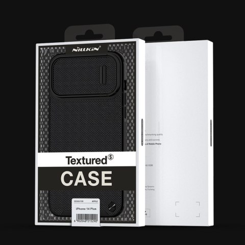 Nillkin Textured S Case etui iPhone 14 Plus pancerny pokrowiec z osłoną na aparat zielony Nillkin Textured S Case etui iPhone 14 Plus pancerny pokrowiec z osłoną na aparat zielony