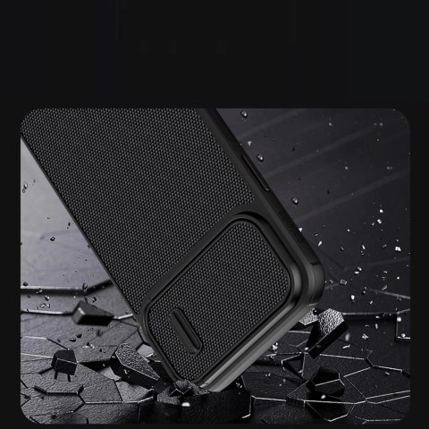 Nillkin Textured S Case etui iPhone 14 Plus pancerny pokrowiec z osłoną na aparat zielony Nillkin Textured S Case etui iPhone 14 Plus pancerny pokrowiec z osłoną na aparat zielony
