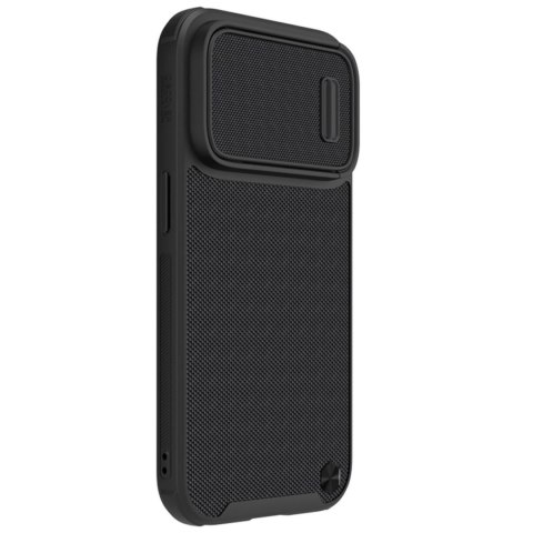 Nillkin Textured S Case etui iPhone 14 Pro pancerny pokrowiec z osłoną na aparat czarny Nillkin Textured S Case etui iPhone 14 Pro pancerny pokrowiec z osłoną na aparat czarny