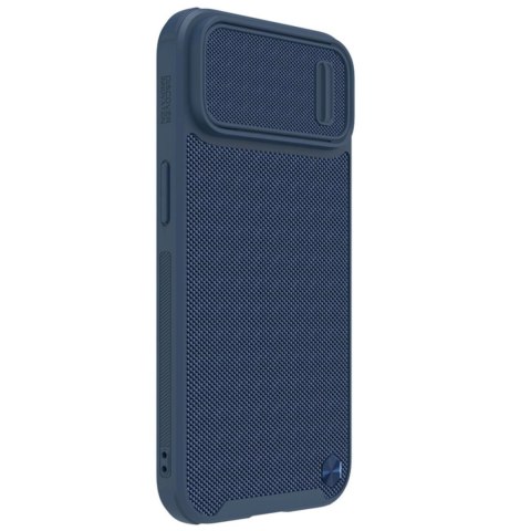 Nillkin Textured S Case etui iPhone 14 pancerny pokrowiec z osłoną na aparat niebieski Nillkin Textured S Case etui iPhone 14 pancerny pokrowiec z osłoną na aparat niebieski