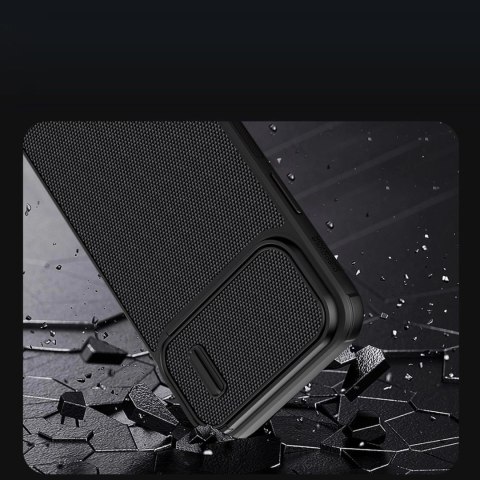 Nillkin Textured S Case etui iPhone 14 pancerny pokrowiec z osłoną na aparat niebieski Nillkin Textured S Case etui iPhone 14 pancerny pokrowiec z osłoną na aparat niebieski