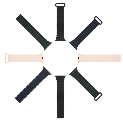 Pasek Dux Ducis Strap (Armor Version) do Apple Watch SE/9/8/7/6/5/4/3/2/1 (41/40/38mm) magnetyczny - czarno-pomarańczowy Pasek Dux Ducis Strap (Armor Version) do Apple Watch SE/9/8/7/6/5/4/3/2/1 (41/40/38mm) magnetyczny - czarno-pomarańczowy