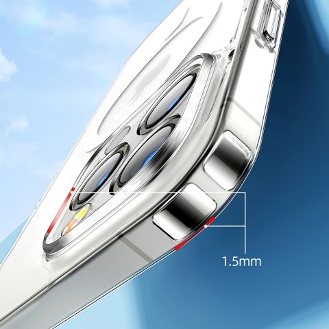 Joyroom 14D Magnetic Case magnetyczne etui do iPhone 14 Plus kompatybilne z MagSafe przezroczysty (JR-14D7) Joyroom 14D Magnetic Case magnetyczne etui do iPhone 14 Plus kompatybilne z MagSafe przezroczysty (JR-14D7)
