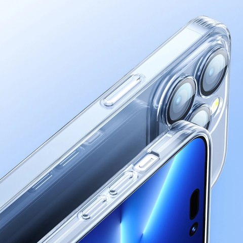 Joyroom 14Q Case etui iPhone 14 Plus obudowa pokrowiec z osłoną na aparat przezroczysty (JR-14Q3 transparent) Joyroom 14Q Case etui iPhone 14 Plus obudowa pokrowiec z osłoną na aparat przezroczysty (JR-14Q3 transparent)