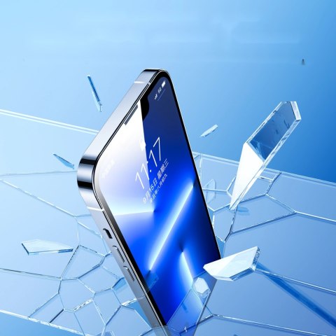 Joyroom Knight szkło do iPhone 14 Pro Max z zestawem montażowym przezroczysty (JR-H12) Joyroom Knight szkło do iPhone 14 Pro Max z zestawem montażowym przezroczysty (JR-H12)