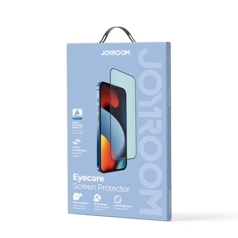 Joyroom Knight zielone szkło do iPhone 14 Pro z filtrem Anti Blue Light na cały ekran (JR-G02) Joyroom Knight zielone szkło do iPhone 14 Pro z filtrem Anti Blue Light na cały ekran (JR-G02)