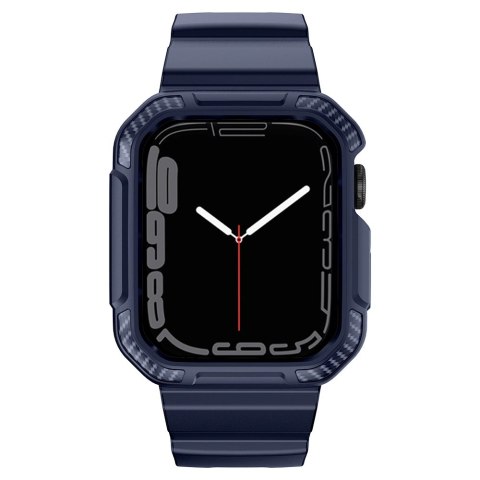 Kingxbar CYF106 2w1 pancerne etui Apple Watch SE, 9, 8, 7, 6, 5, 4, 3, 2, 1 (41, 40, 38 mm) z paskiem niebieskie Kingxbar CYF106 2w1 pancerne etui Apple Watch SE, 9, 8, 7, 6, 5, 4, 3, 2, 1 (41, 40, 38 mm) z paskiem niebieskie