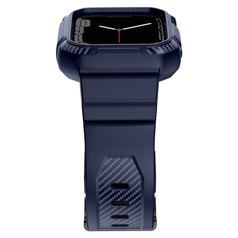 Kingxbar CYF106 2w1 pancerne etui Apple Watch SE, 9, 8, 7, 6, 5, 4, 3, 2, 1 (41, 40, 38 mm) z paskiem niebieskie Kingxbar CYF106 2w1 pancerne etui Apple Watch SE, 9, 8, 7, 6, 5, 4, 3, 2, 1 (41, 40, 38 mm) z paskiem niebieskie