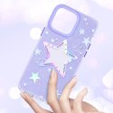 Kingxbar Heart Star Series etui iPhone 14 Plus etui w gwiazdki purple star Kingxbar Heart Star Series etui iPhone 14 Plus etui w gwiazdki purple star