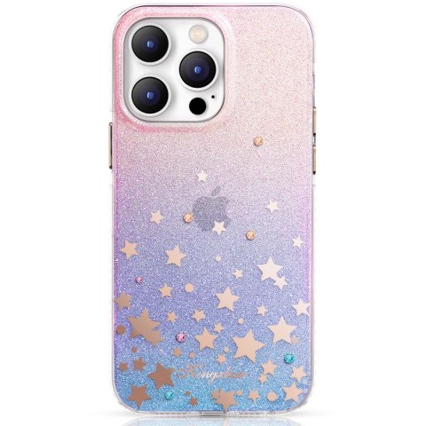 Kingxbar Heart Star Series etui iPhone 14 Plus etui w gwiazdki zodiac Kingxbar Heart Star Series etui iPhone 14 Plus etui w gwiazdki zodiac