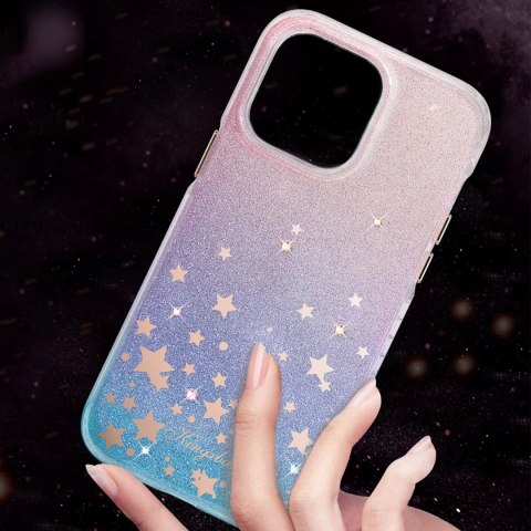 Kingxbar Heart Star Series etui iPhone 14 Plus etui w gwiazdki zodiac Kingxbar Heart Star Series etui iPhone 14 Plus etui w gwiazdki zodiac
