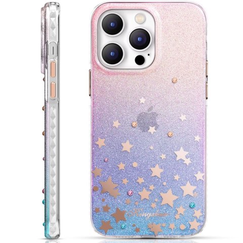 Kingxbar Heart Star Series etui iPhone 14 Plus etui w gwiazdki zodiac Kingxbar Heart Star Series etui iPhone 14 Plus etui w gwiazdki zodiac