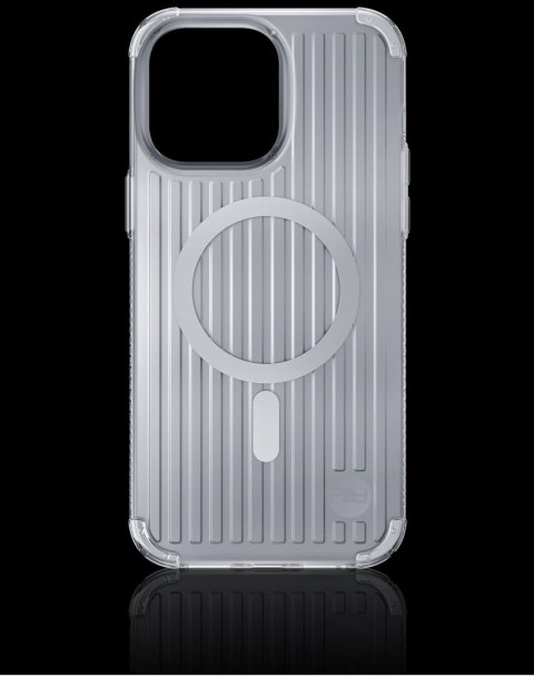 Kingxbar PQY Go Out Series magnetyczne etui iPhone 14 Plus MagSafe srebrne Kingxbar PQY Go Out Series magnetyczne etui iPhone 14 Plus MagSafe srebrne
