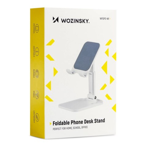 Wozinsky stojak na telefon na biurko stojak na tablet składany biały (WFDPS-W1) Wozinsky stojak na telefon na biurko stojak na tablet składany biały (WFDPS-W1)