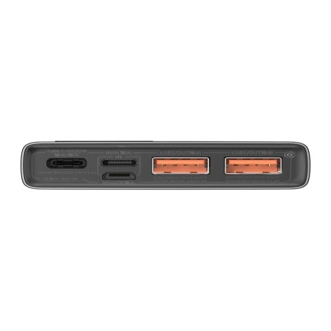 Baseus Adaman Metal powerbank z szybkim ładowaniem 10000mAh 22.5W (Overseas Edition 2021) czarny Baseus Adaman Metal powerbank z szybkim ładowaniem 10000mAh 22.5W (Overseas Edition 2021) czarny