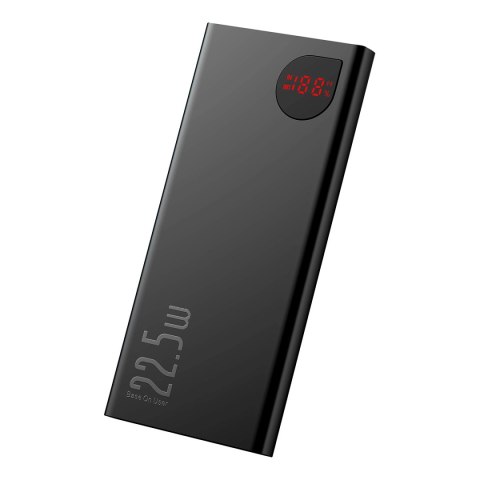 Baseus Adaman Metal powerbank z szybkim ładowaniem 10000mAh 22.5W (Overseas Edition 2021) czarny Baseus Adaman Metal powerbank z szybkim ładowaniem 10000mAh 22.5W (Overseas Edition 2021) czarny