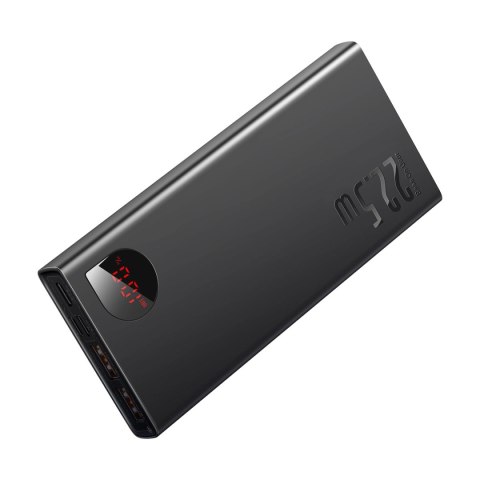 Baseus Adaman Metal powerbank z szybkim ładowaniem 10000mAh 22.5W (Overseas Edition 2021) czarny Baseus Adaman Metal powerbank z szybkim ładowaniem 10000mAh 22.5W (Overseas Edition 2021) czarny