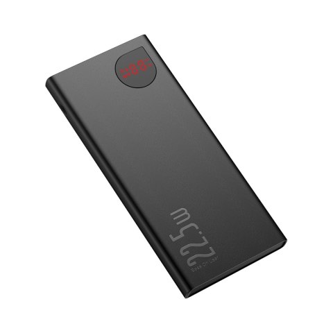 Baseus Adaman Metal powerbank z szybkim ładowaniem 10000mAh 22.5W (Overseas Edition 2021) czarny Baseus Adaman Metal powerbank z szybkim ładowaniem 10000mAh 22.5W (Overseas Edition 2021) czarny