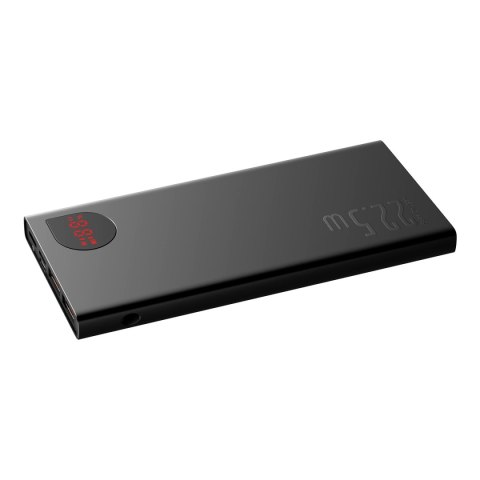 Baseus Adaman Metal powerbank z szybkim ładowaniem 10000mAh 22.5W (Overseas Edition 2021) czarny Baseus Adaman Metal powerbank z szybkim ładowaniem 10000mAh 22.5W (Overseas Edition 2021) czarny