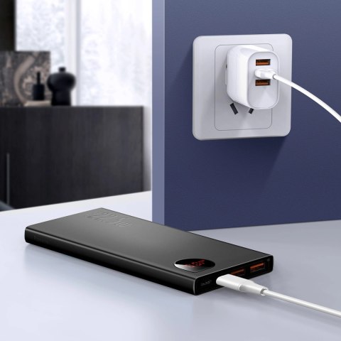 Baseus Adaman Metal powerbank z szybkim ładowaniem 10000mAh 22.5W (Overseas Edition 2021) czarny Baseus Adaman Metal powerbank z szybkim ładowaniem 10000mAh 22.5W (Overseas Edition 2021) czarny