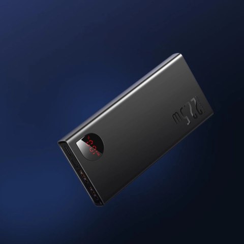 Baseus Adaman Metal powerbank z szybkim ładowaniem 10000mAh 22.5W (Overseas Edition 2021) czarny Baseus Adaman Metal powerbank z szybkim ładowaniem 10000mAh 22.5W (Overseas Edition 2021) czarny