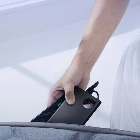 Baseus Adaman Metal powerbank z szybkim ładowaniem 10000mAh 22.5W (Overseas Edition 2021) czarny Baseus Adaman Metal powerbank z szybkim ładowaniem 10000mAh 22.5W (Overseas Edition 2021) czarny
