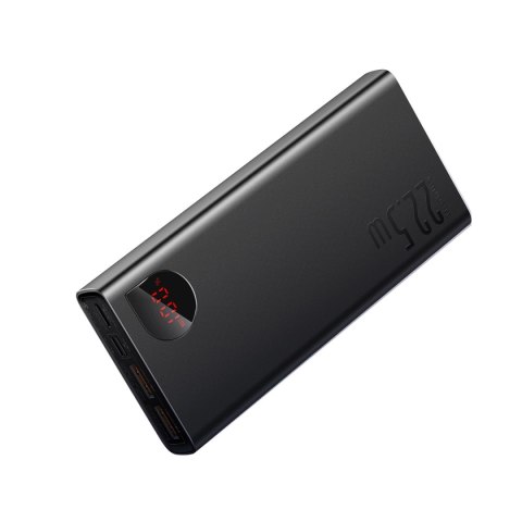 Baseus Adaman powerbank z szybkim ładowaniem 20000mAh 22.5W + kabel USB-A - USB-C 3A 0.3m czarny Baseus Adaman powerbank z szybkim ładowaniem 20000mAh 22.5W + kabel USB-A - USB-C 3A 0.3m czarny