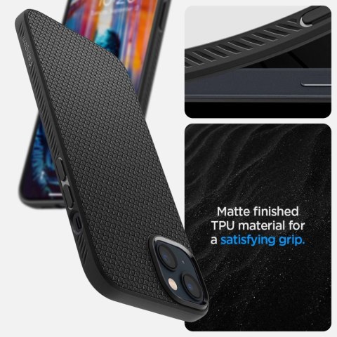 Etui Spigen Liquid Air na iPhone 14 - czarny mat Etui Spigen Liquid Air na iPhone 14 - czarny mat