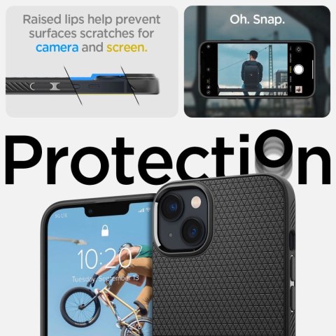Etui Spigen Liquid Air na iPhone 14 - czarny mat Etui Spigen Liquid Air na iPhone 14 - czarny mat