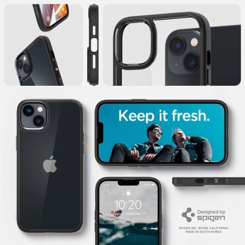 Etui Spigen Ultra Hybrid na iPhone 14 Plus - czarny mat Etui Spigen Ultra Hybrid na iPhone 14 Plus - czarny mat