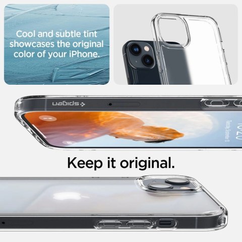 Etui Spigen Ultra Hybrid na iPhone 14 - przezroczyste matowe Etui Spigen Ultra Hybrid na iPhone 14 - przezroczyste matowe