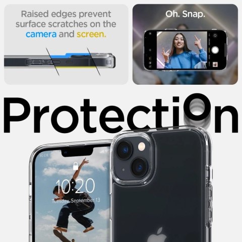 Etui Spigen Ultra Hybrid na iPhone 14 - przezroczyste matowe Etui Spigen Ultra Hybrid na iPhone 14 - przezroczyste matowe