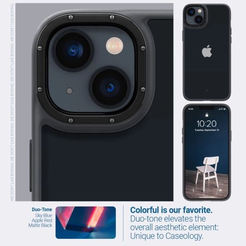 Etui Caseology Skyfall na iPhone 14 Plus - czarny mat Etui Caseology Skyfall na iPhone 14 Plus - czarny mat