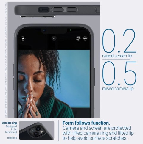 Etui Caseology Skyfall na iPhone 14 Plus - czarny mat Etui Caseology Skyfall na iPhone 14 Plus - czarny mat