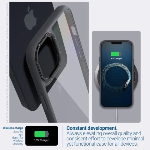 Etui Caseology Skyfall na iPhone 14 Plus - czarny mat Etui Caseology Skyfall na iPhone 14 Plus - czarny mat