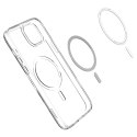 Etui Spigen Ultra Hybrid Mag z MagSafe na iPhone 14 - przezroczysto-białe